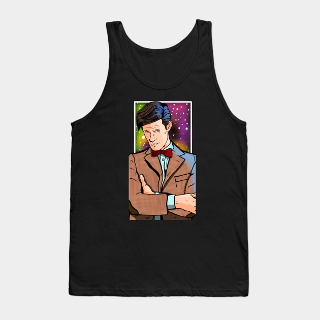 11th Doctor for the Umpteenth Time! Tank Top by MonicaLaraArt